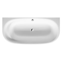 Duravit Cape Cod Badewanne 510x900x1900mm, Mattweiß, Halbrund, Vorwand, 1 Rück... DURAVIT-700364000000000 4021534986475 (Abb. 1)