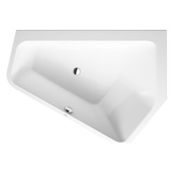 Duravit Paiova Badewanne 5 460x1300x1770mm, 205l, Weiß glänzend, Fünfeck, Ecke... DURAVIT-700395000000000 4021534992728 (Abb. 1)