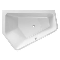 Duravit Paiova Badewanne 5 460x1400x1900mm, 267l, Weiß glänzend, Fünfeck, Ecke... DURAVIT-700396000000000 4021534992735 (Abb. 1)