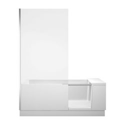 Duravit Shower and Bath Badewanne510x750x1700mm, 285l, Mattweiß, Rechteckig, N... DURAVIT-700454000000000 4053424917481 (Abb. 1)