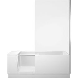 Duravit Shower and Bath Badewanne510x750x1700mm, 285l, Mattweiß, Rechteckig, N... DURAVIT-700455000000000 4053424917504 (Abb. 1)