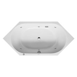 Duravit D-Code Whirlwanne Sechseckig, Einbau, 900x1900x420mm, Jet Project, 2 R... DURAVIT-760138000JP1000 4053424066158 (Abb. 1)