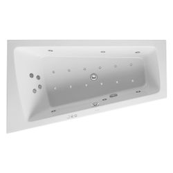 Duravit Paiova Whirlwanne Trapezförmig Einbau, Ecke L, 1000x1700x485mm Combi-S... DURAVIT-760212000CP1000 4053424069562 (Abb. 1)