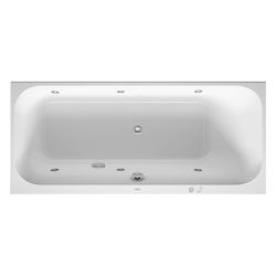 Duravit Happy D.2 Plus Whirlwanne rechteckig, Einbau, 700x1600x480mm Jet-Syste... DURAVIT-760309000JS1000 4053424071855 (Abb. 1)