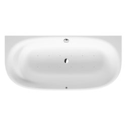 Duravit Cape Cod Whirlwanne Halbrund, Vorwand, 900x1900x510mm, Air-System, 1 R... DURAVIT-760364000AS0000 4053424453613 (Abb. 1)