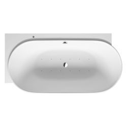 Duravit Luv Whirlwanne Oval, Ecke L, 950x1850x610mm, Air-System, 2 Rückenschrä... DURAVIT-760431000AS0000 4053424453941 (Abb. 1)