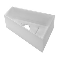Duravit No.1 Wannenträger, Trapezförmig, gerade Seitenwand, 1700x1000mm, Ecke ... DURAVIT-792438000000000 4063382316950 (Abb. 1)