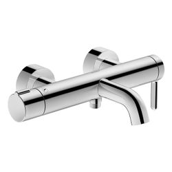 Duravit C.1 Einhebel-Wannenmischer Aufputz, Mattschwarz, AP, Ausladung 189mm, Chr... DURAVIT-C15230000010 7612158492113 (Abb. 1)