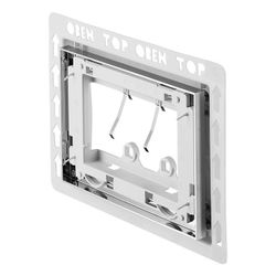 Duravit DuraSystem Einbaurahmen, Trockenbau, Montiert, flächenbündig, Chrom Hochg... DURAVIT-WD6001021000 4053424507415 (Abb. 1)