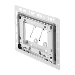 Duravit DuraSystem Einbaurahmen, Trockenbau, Montiert, flächenbündig, Chrom Hochg... DURAVIT-WD6001021000 4053424507415 (Abb. 1)