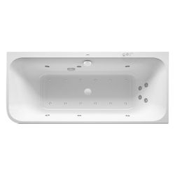 Duravit Happy D.2 Plus Whirlwanne rechteckig Ecke R, 800x1800x480mm Combi-Syst... DURAVIT-760450800CP1000 4053424736167 (Abb. 1)
