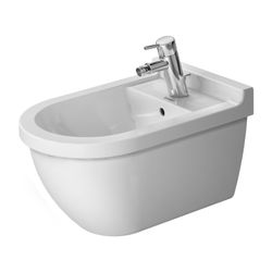 Duravit Starck 3 Wandbidet 540x365x335mm Weiß Hochglanz, WonderGliss, 1 HL, HLB, Ü... DURAVIT-22801500001 4021534630972 (Abb. 1)