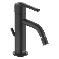 Duravit Balcoon Einhebel-Bidetmischer, Mattschwarz, 9,5l/min, mit Garnitur, Ausla... DURAVIT-BA2400001046 4067116472158 (Abb. 1)
