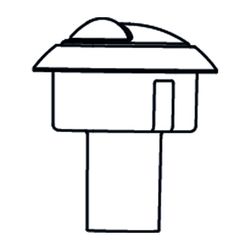 Duravit Druckknopf, Dual Flush, Chrom poliert, Kunststoff, Bedienung oben, 00750710... DURAVIT-0075071000 4021534350061 (Abb. 1)