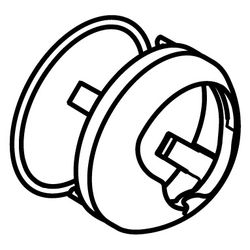 Duravit Kappe für Wanne, Brause, Waschtisch, Unterputz, Ersatzteil Armaturen... DURAVIT-T537689 7612158493165 (Abb. 1)