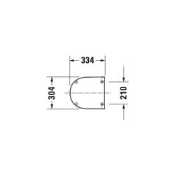 Duravit Urinal Deckel ME by Starck Weiß, 334x307x35mm, mit Absenkautomatik, Chrom S... DURAVIT-0024090000 4053424509259 (Abb. 1)