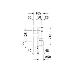 Duravit Unterputzsiphon 185x255x120mm für Waschtisch Architec, inkl. Anschlusszubeh... DURAVIT-0050441000 4021534227677 (Abb. 1)