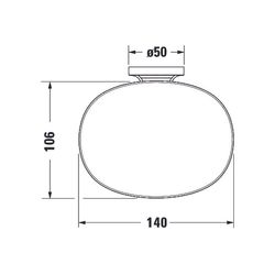 Duravit Starck T Seifenschale 119x140x66mm, Gold poliert/Weiß, Messing, Satinox Mat... DURAVIT-0099333400 4067116084900 (Abb. 1)