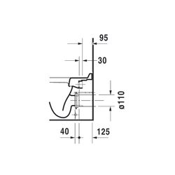 Duravit Starck 3 Stand WC 560x360x430mm, Weiß Hochglanz, 6l, Tiefspüler, geschlosse... DURAVIT-0124090000 4021534223792 (Abb. 1)