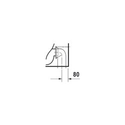 Duravit Starck 3 Stand WC 560x360x430mm, Weiß Hochglanz, 6l, Tiefspüler, geschlosse... DURAVIT-0124090000 4021534223792 (Abb. 1)