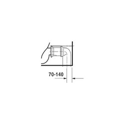 Duravit Starck 3 Stand WC für Kombination 660x370x430mm, Weiß Hochglanz, 6l, Tiefsp... DURAVIT-0128090000 4021534224096 (Abb. 1)