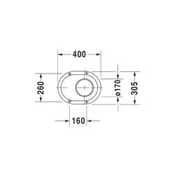 Duravit Design Classics Stand WC 460x360x420mm, Weiß Hochglanz, Wasserlos, senkrech... DURAVIT-0180010000 4021534063718 (Abb. 1)