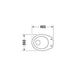 Duravit Design Classics Stand WC 465x360x490mm, Weiß Hochglanz, 6l, Flachspüler, ge... DURAVIT-0212090000 4021534066931 (Abb. 1)