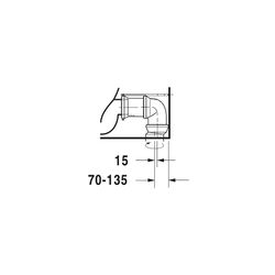 Duravit Starck 1 Stand WC für Kombination 640x415x385mm, Weiß Hochglanz, 4,5l, Tief... DURAVIT-0233090064 4021534713323 (Abb. 1)