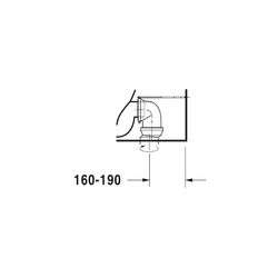 Duravit Starck 1 Stand WC für Kombination 640x415x385mm, Weiß Hochglanz, 4,5l, Tief... DURAVIT-0233090064 4021534713323 (Abb. 1)
