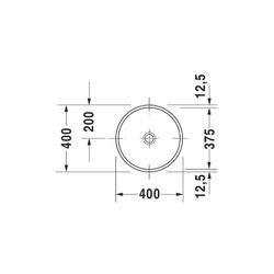 Duravit Architec Einbauwaschtisch 400x400x145mm, Weiß Hochglanz, ohne HLB/Überlauf,... DURAVIT-0319370000 4021534298103 (Abb. 1)