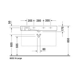 Duravit Vero Waschtisch 490x1050x170mm, WonderGliss, Weiß Hochglanz, Rechteckig, 1... DURAVIT-03291000001 4021534317460 (Abb. 1)