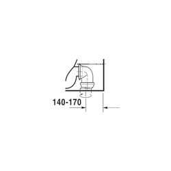 Duravit Happy D.2 Stand WC für Kombination 630x365x415mm, Weiß HG, HygieneGlaze, 4,... DURAVIT-2134092000 4053424325606 (Abb. 1)