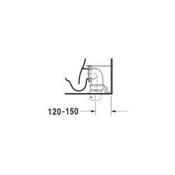 Duravit Darling New Stand WC für Kombination 630x370x415mm, Weiß Hochglanz, Wonder... DURAVIT-21380900001 4021534606229 (Abb. 1)