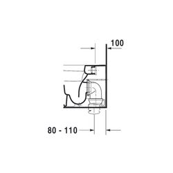 Duravit DuraStyle Stand WC 575x370x400mm, Weiß Hochglanz, HygieneGlaze, Back to wal... DURAVIT-2150092000 4053424325750 (Abb. 1)