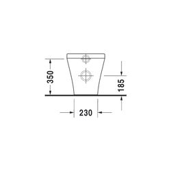Duravit DuraStyle Stand WC 575x370x400mm, Weiß Hochglanz, HygieneGlaze, Back to wal... DURAVIT-2150092000 4053424325750 (Abb. 1)