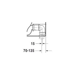 Duravit DuraStyle Stand WC für Kombination 705x370x420mm, Weiß Hochglanz, 4,5l, Tie... DURAVIT-2156090000 4021534854569 (Abb. 1)