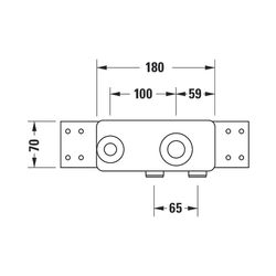 Duravit Grundkörper Unterputz Waschtisch G 1/2"... DURAVIT-GK1900002000 7612158491949 (Abb. 1)
