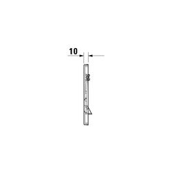 Duravit DuraSystem A1 Betätigungsplatte mechanisch für WC Dual Flush Aufgesetzt/F... DURAVIT-WD5001031000 4063382317117 (Abb. 1)
