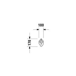 Duravit Absaugesiphon für Urinal Abgang waagerecht, verdeckt... DURAVIT-0051120000 4021534317729 (Abb. 1)