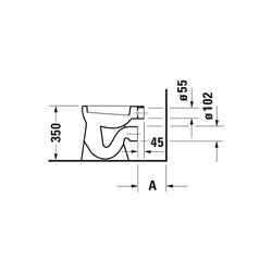 Duravit Design Classics Stand WC 390x300x350mm, Weiß Hochglanz, 6l, Flachspüler, of... DURAVIT-0106090000 4021534061806 (Abb. 1)