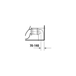 Duravit Starck 3 Stand WC für Kombination 660x370x430mm, Weiß Hochglanz, 6l, Tiefsp... DURAVIT-0128090000 4021534224096 (Abb. 1)