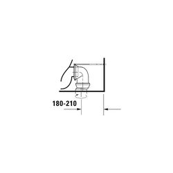 Duravit Starck 3 Stand WC für Kombination 660x370x430mm, Weiß Hochglanz, 6l, Tiefsp... DURAVIT-0128090000 4021534224096 (Abb. 1)