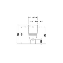 Duravit Starck 3 Stand WC für Kombination 660x370x430mm, Weiß Hochglanz, 6l, Tiefsp... DURAVIT-0128090000 4021534224096 (Abb. 1)