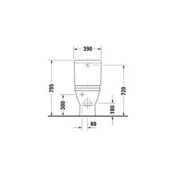 Duravit Starck 3 Stand WC für Kombination 660x370x430mm, Weiß Hochglanz, 6l, Tiefsp... DURAVIT-0128090000 4021534224096 (Abb. 1)
