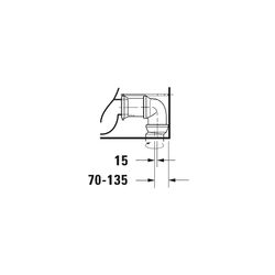Duravit Starck 1 Stand WC für Kombination 640x415x385mm, Weiß Hochglanz, 4,5l, Tief... DURAVIT-0233090064 4021534713323 (Abb. 1)