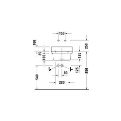 Duravit Starck 3 Ausgussbecken 480 mm, Weiß Hochglanz, Rechteckig, ohne HLB/Überlau... DURAVIT-0313480000 4021534279553 (Abb. 1)