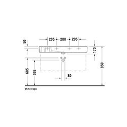 Duravit Vero Waschtisch 490x1050x170mm, WonderGliss, Weiß Hochglanz, Rechteckig, 1... DURAVIT-03291000001 4021534317460 (Abb. 1)