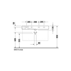 Duravit Vero Waschtisch 490x1050x170mm, WonderGliss, Weiß Hochglanz, Rechteckig, 1... DURAVIT-03291000001 4021534317460 (Abb. 1)