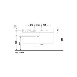 Duravit Vero Waschtisch 490x1250x170mm, WonderGliss, Weiß Hochglanz, Rechteckig, 1... DURAVIT-03291200001 4021534317507 (Abb. 1)
