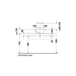 Duravit Design Classics Aufsatzbecken 420mm Weiß Hochglanz, Quadratisch, ohne HLB m... DURAVIT-0333420000 4021534333620 (Abb. 1)